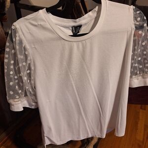 White blouse Kristin Nicole size XL